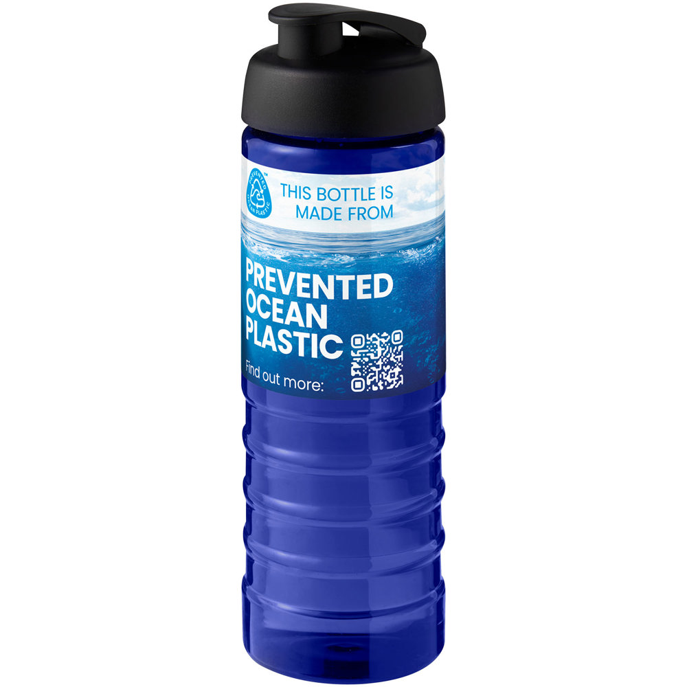 H2O Active® Eco Treble 750 ml drinkfles met klapdeksel