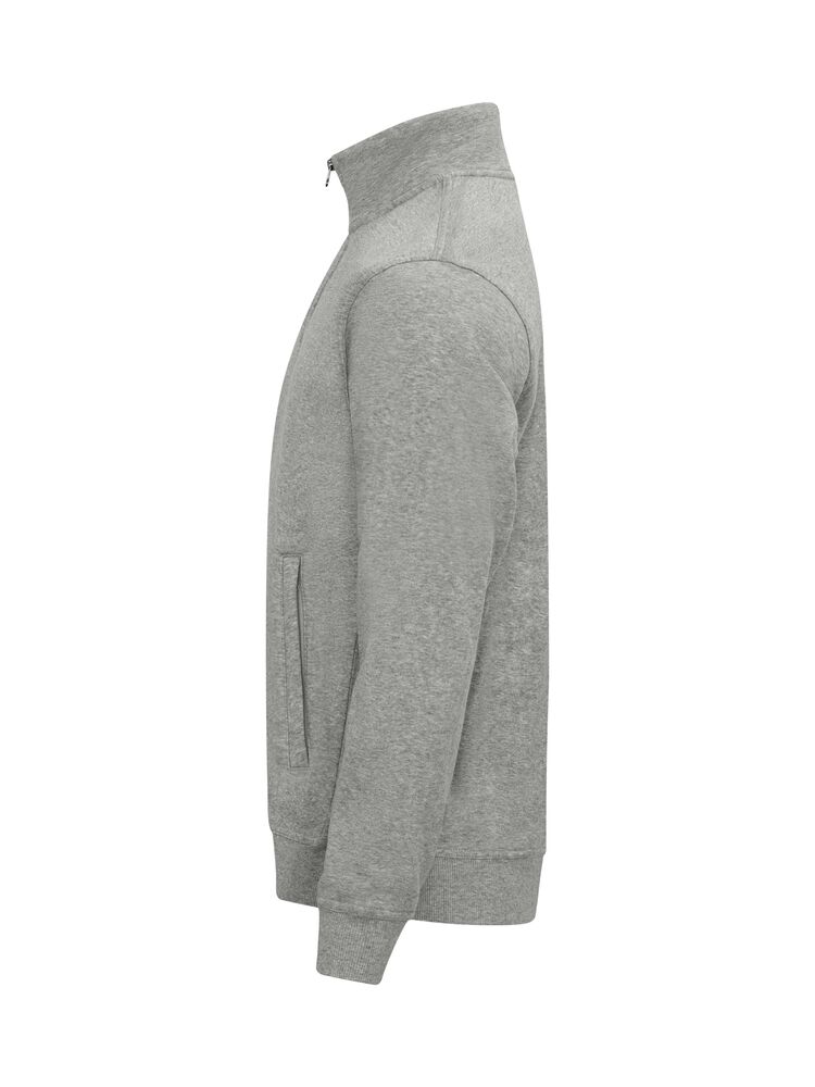 Clique - Basic Cardigan Grijs-melange 4XL