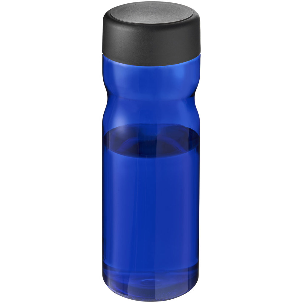 H2O Active® Base Tritan™ 650 ml sportfles met schroefdeksel  - Blauw, Zwart