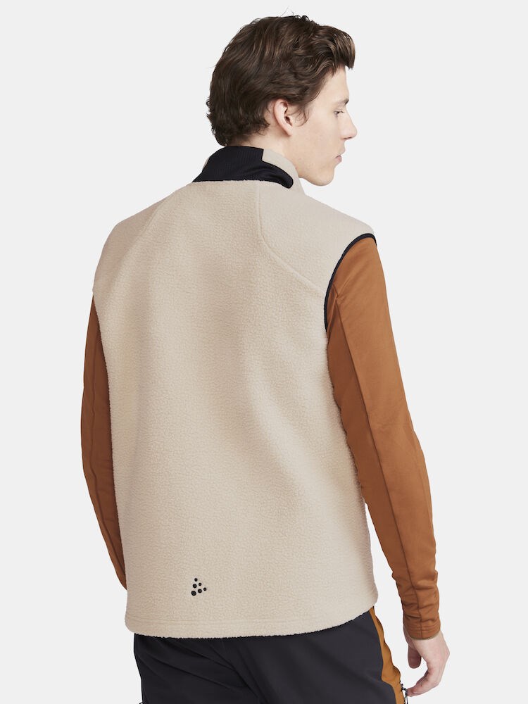 Craft - ADV Explore Pile Fleece Vest M Ecru-Black L