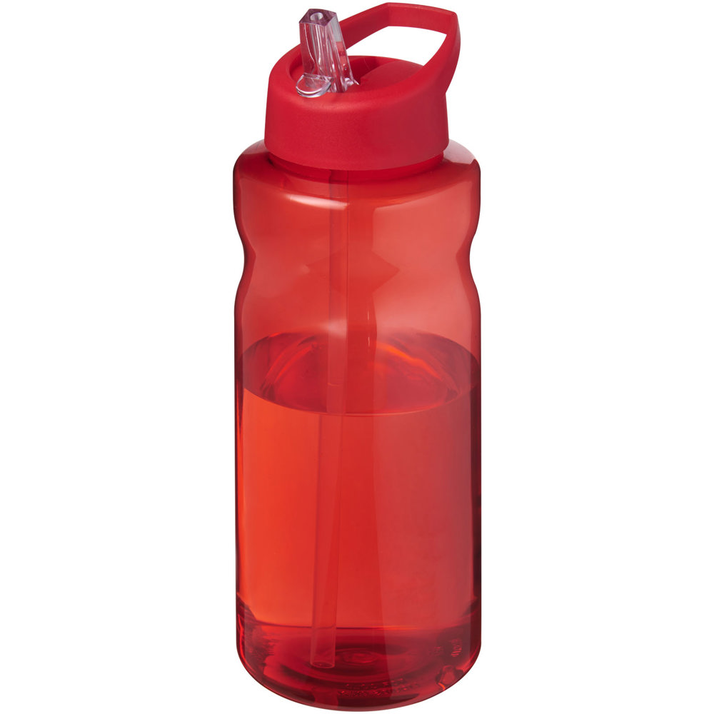 H2O Active® Eco Big Base 1 l drinkfles met tuitdeksel - Rood, Rood