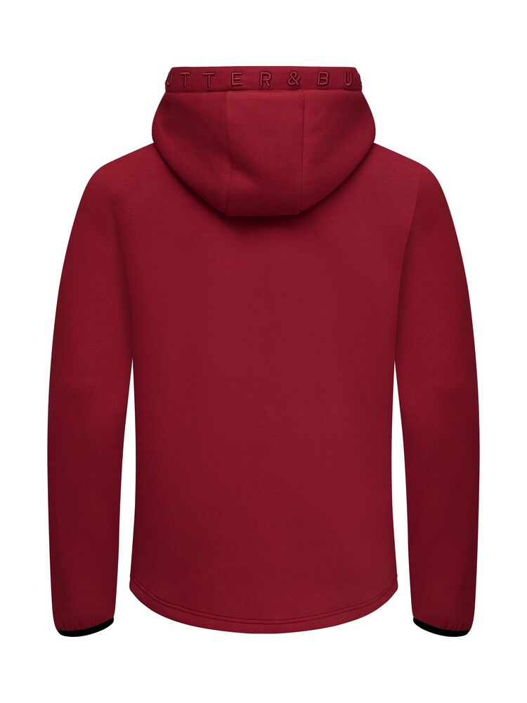 Cutter & Buck - Pemberton Hood Heren Biker Rood 4XL