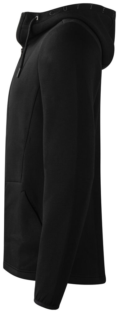 Cutter & Buck - Pemberton Hood FZ Heren Zwart XL