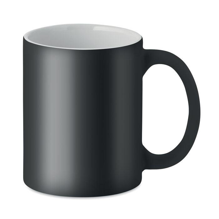 DUBLIN COLOUR - Matte gekleurde mok 300 ml - Zwart