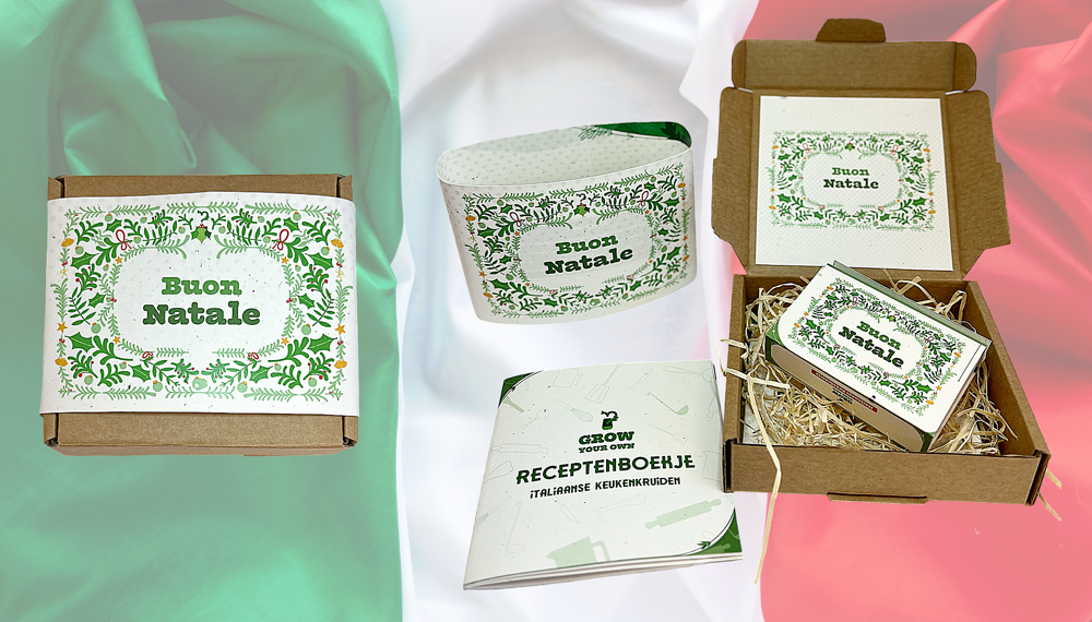 Kruiden kweekdoosje set 6 stuks