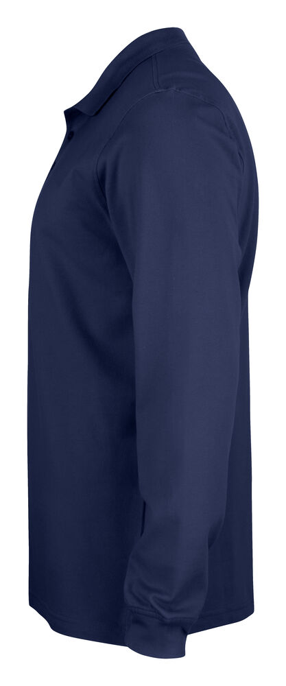 Clique - Basic Polo L/S Junior Dark Navy 120