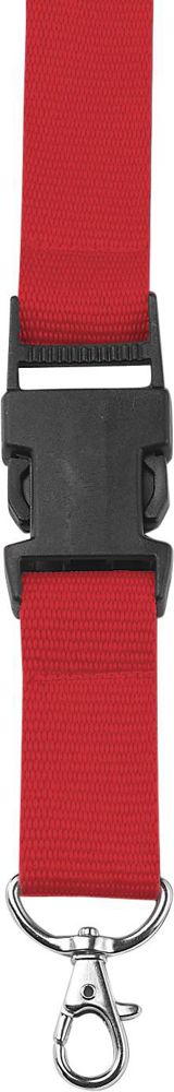 Polyester (300D) keycord Bobbi - Rood