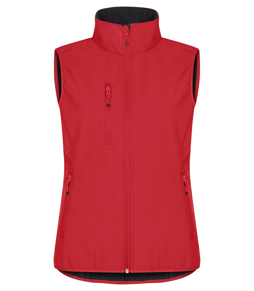 Clique - Classic Softshell Vest Women - Rood
