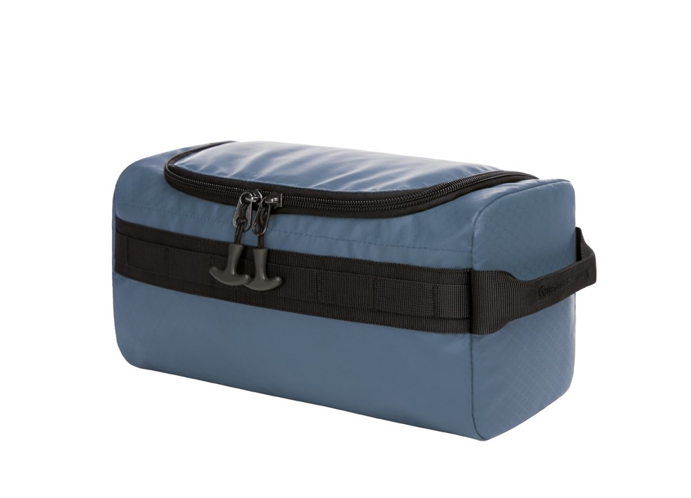 toilettas ACTIVE - donkergroen - duifblauw