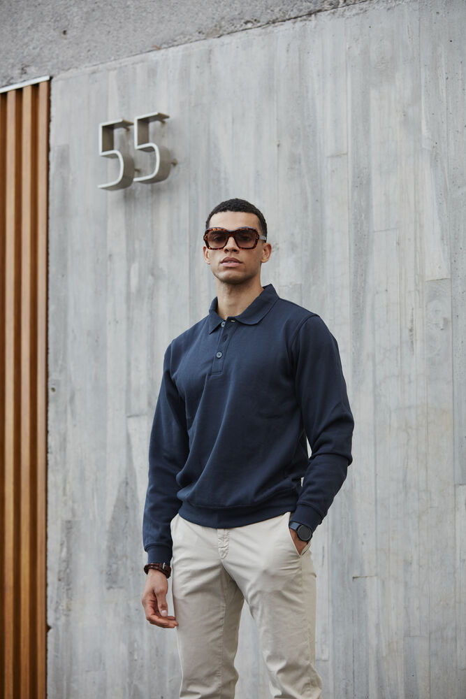 Clique - Basic Polo Sweater Kobalt S