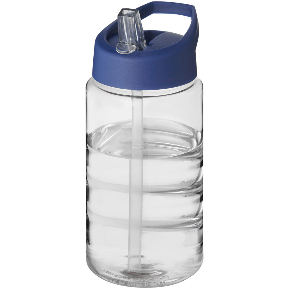 H2O Active® Bop 500 ml sportfles met tuitdeksel - Transparent, Blauw