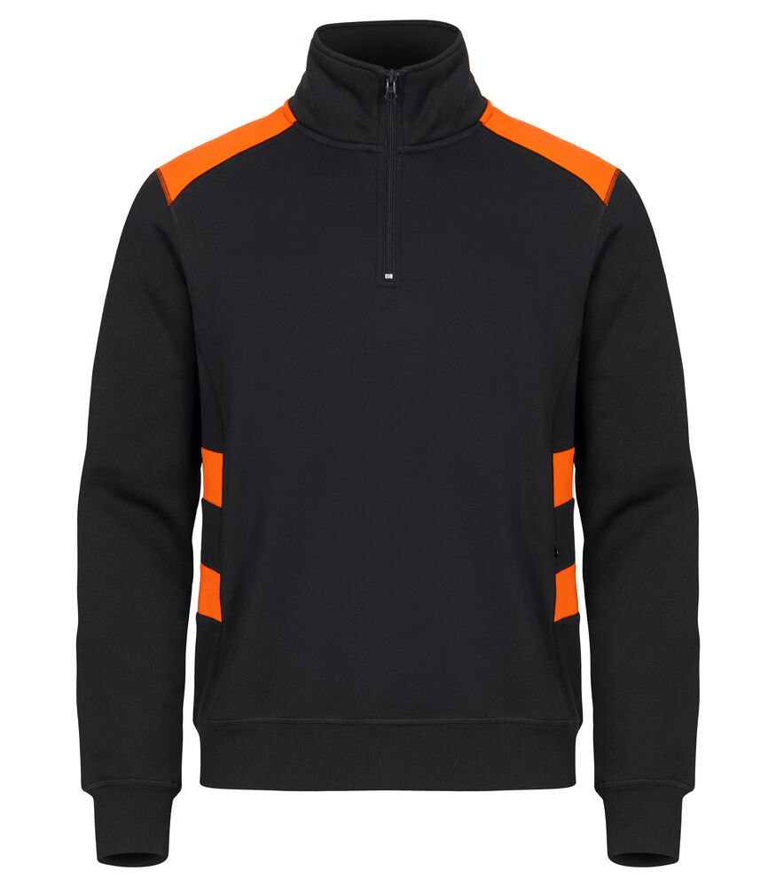 Clique - Ambition Half Zip Signaaloranje M