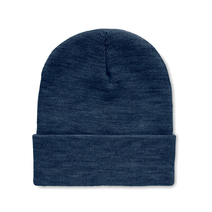 POLO RPET - RPET Beanie met omslag - Blauw
