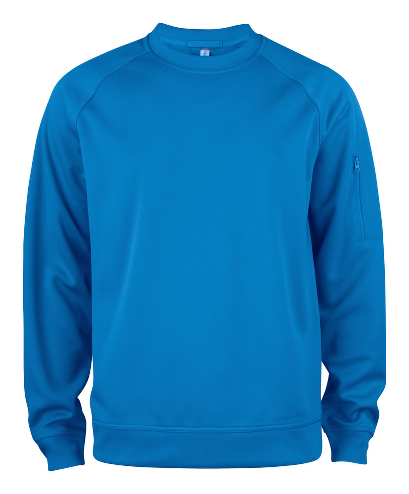 Clique - Basic Active Roundneck - Kobalt