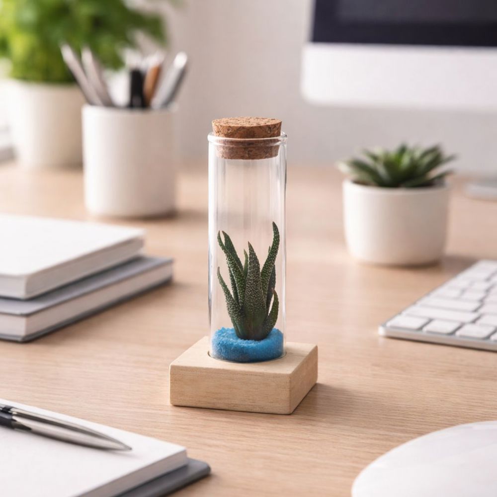 Tiny Treasurez® - Single tube & wood, Rood
