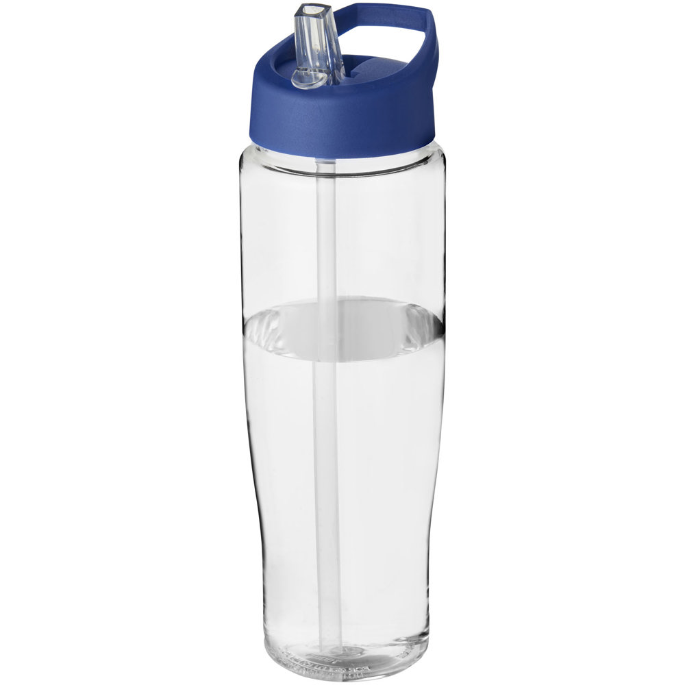 H2O Active® Tempo 700 ml sportfles met fliptuitdeksel - Transparent, Blauw