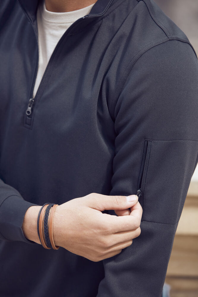 Clique - Basic Active Half Zip Kobalt S