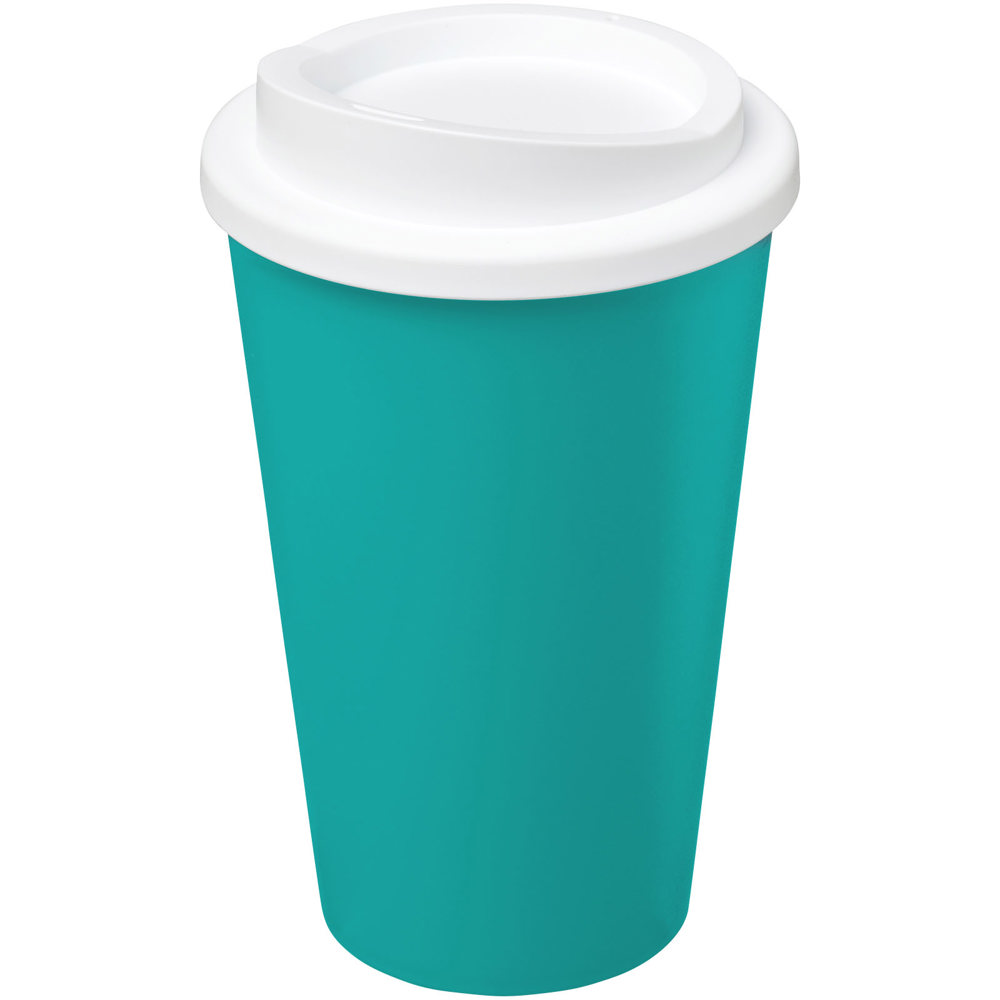 Americano® 350 ml geïsoleerde beker - Aquablauw, Wit