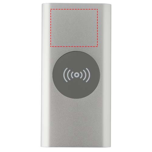 Juice type-C draadloze powerbank van 8000 mAh van gerecycled aluminium