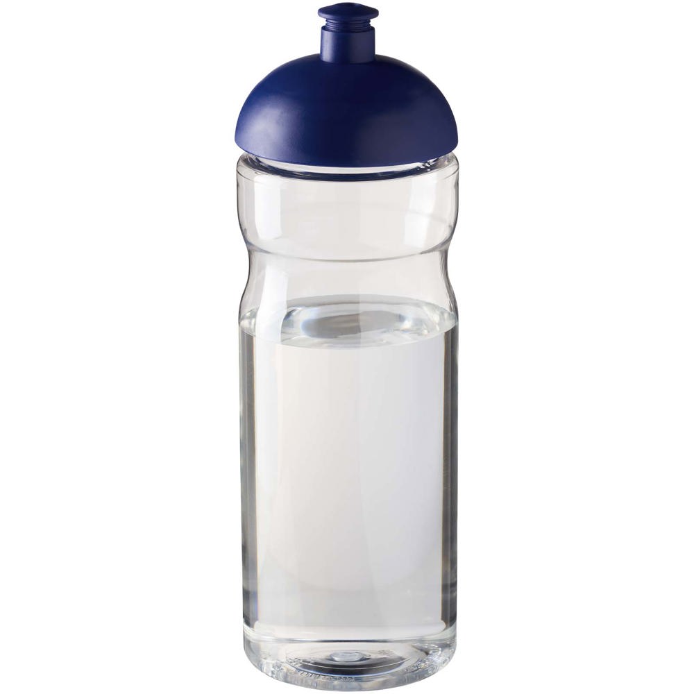 H2O Active® Eco Base 650 ml sportfles met koepeldeksel - Transparent, Blauw