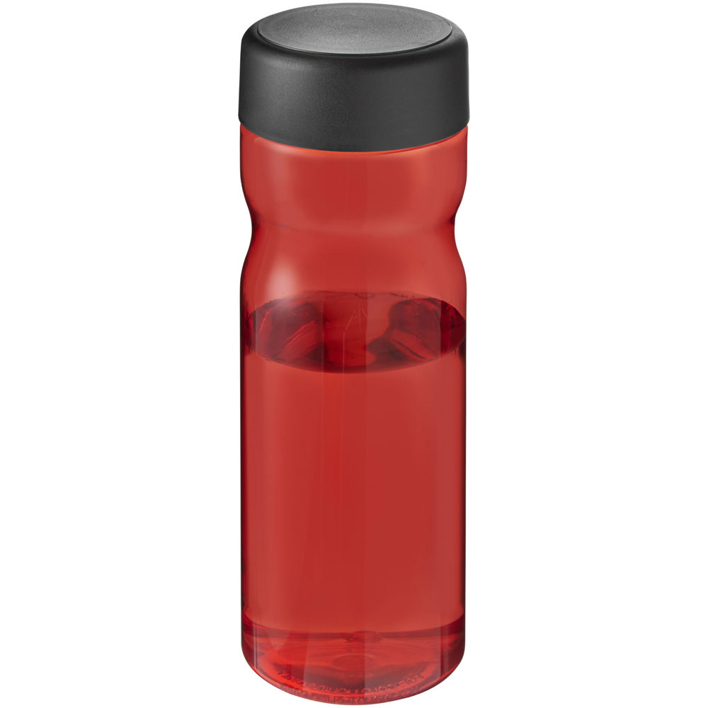 H2O Active® Base Tritan™ 650 ml sportfles met schroefdeksel  - Rood, Zwart