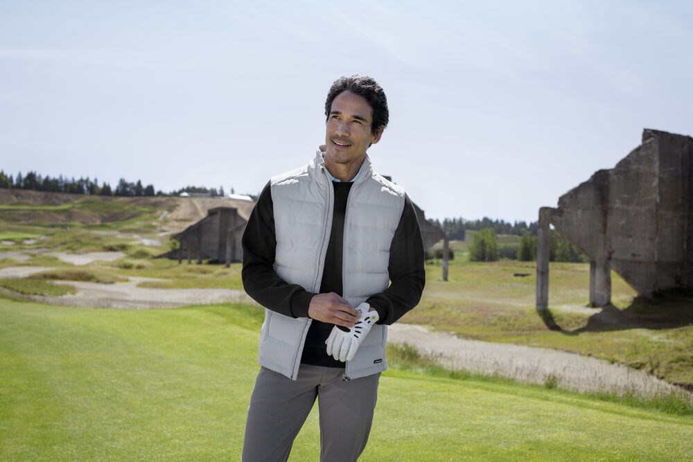 Cutter & Buck - Oak Harbor Vest Heren Zilver S