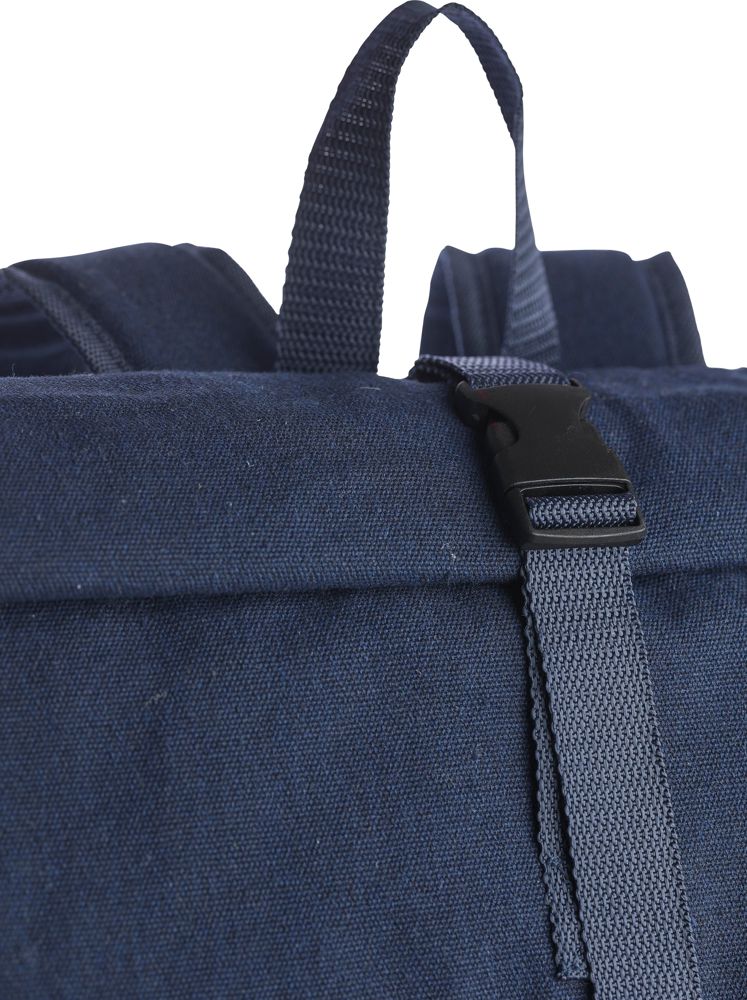 Gerecyclede polycotton (330 gsm) roll-top rugzak Thaddeus