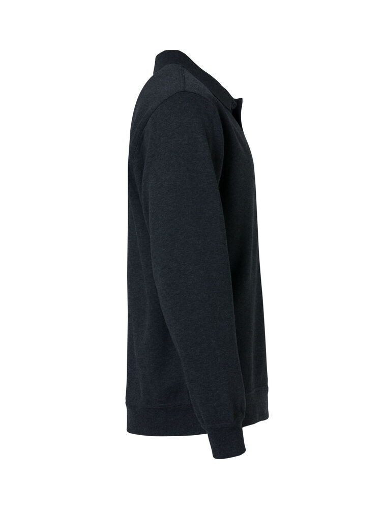 Clique - Basic Polo Sweater Antraciet Melange 3XL