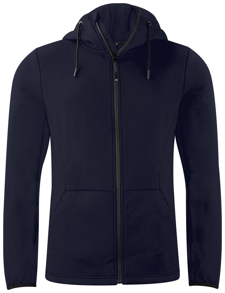 Cutter & Buck - Pemberton Hood FZ Heren - dark navy