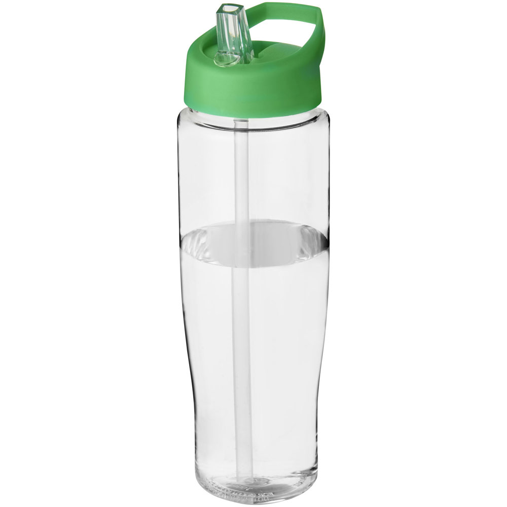 H2O Active® Tempo 700 ml sportfles met fliptuitdeksel - Transparent, Groen