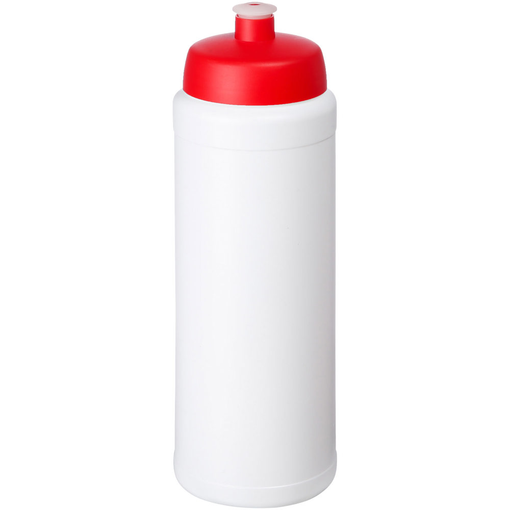 Baseline® Plus grip 750 ml sportfles met sportdeksel - Wit, Rood