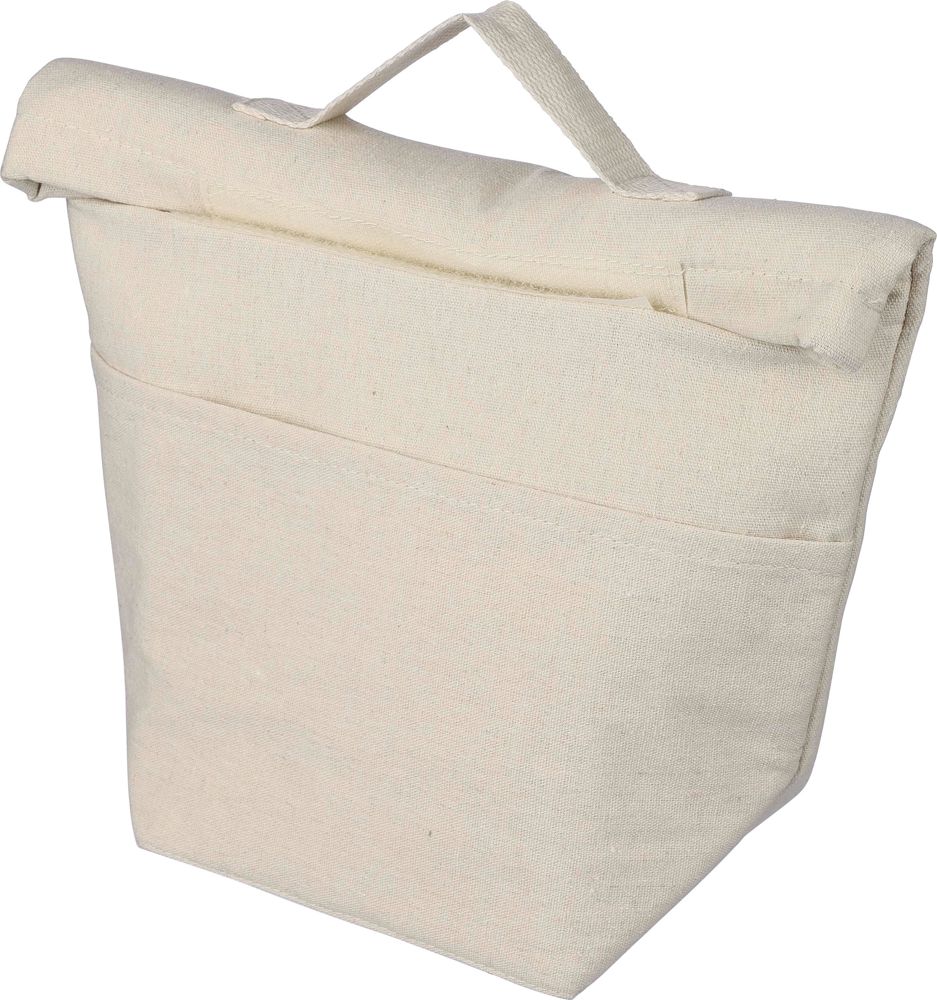 Gerecycled katoen (220 gsm) rolltop koeltas Faith