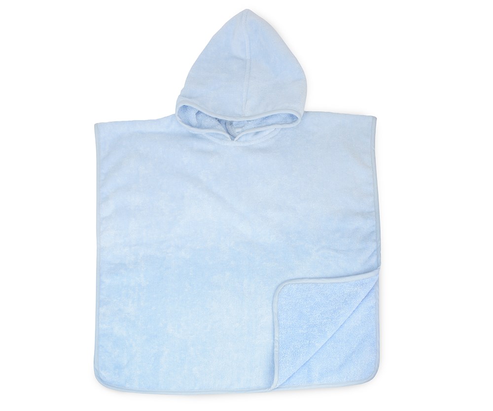 Baby Poncho - lichtblauw