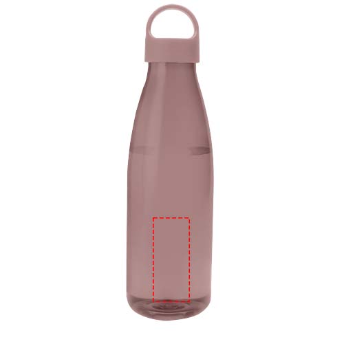 Bergen 800 ml waterfles van gerecycled plastic