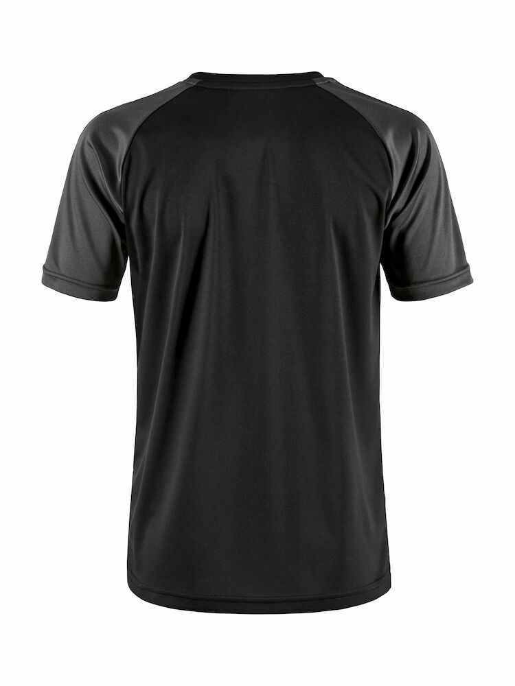 Craft - Squad Go Contrast Jersey JR Black-Granite 110/116