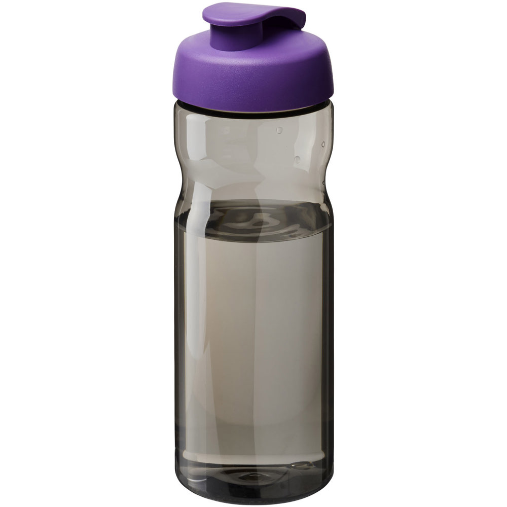 H2O Active® Eco Base 650 ml sportfles met kanteldeksel - Houtskool, Paars