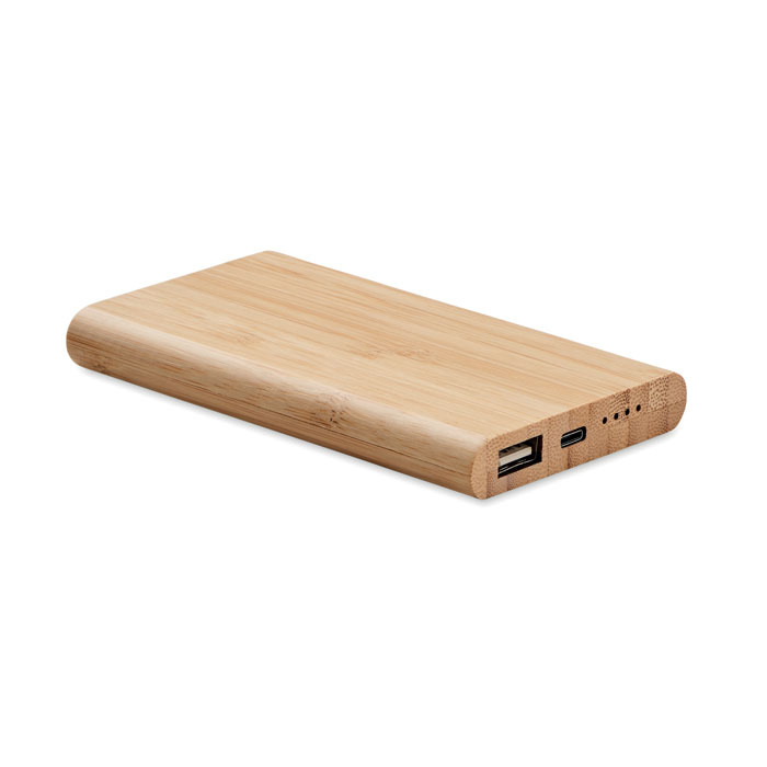 ARENAPOWER C - Bamboe powerbank 4000 mAh