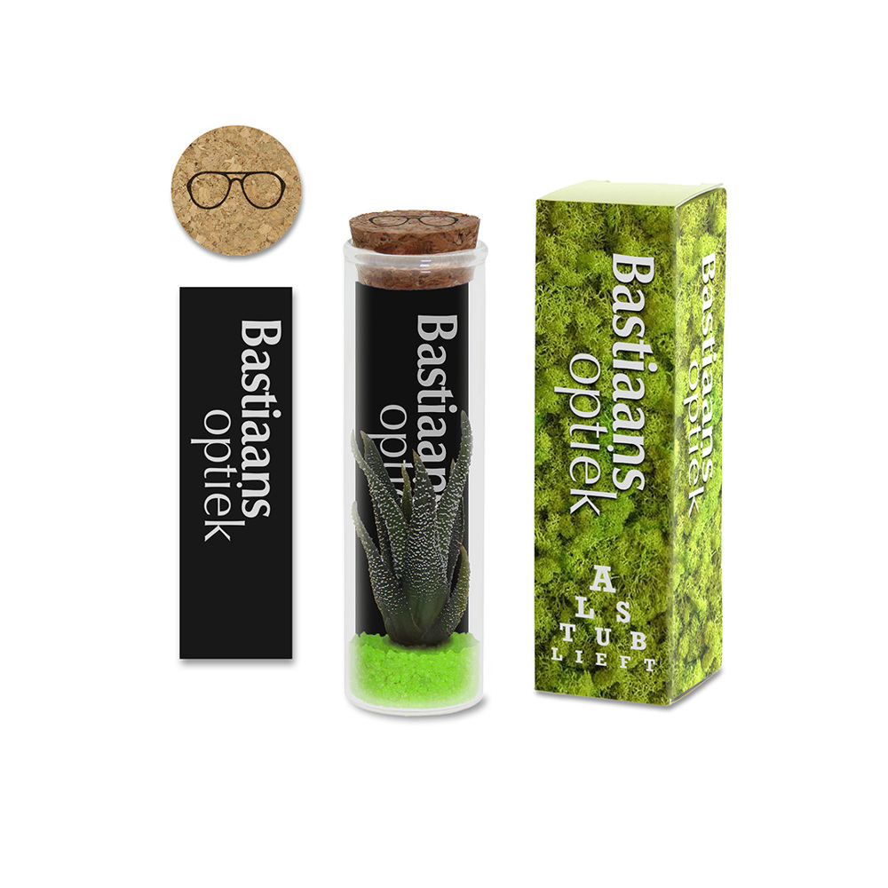 Tiny Treasurez® - Message in a bottle small, Zonder verpakking, Rood