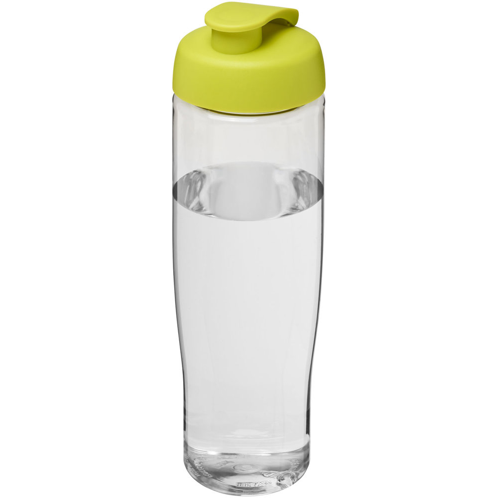 H2O Active® Tempo 700 ml sportfles met flipcapdeksel - Transparent, Lime