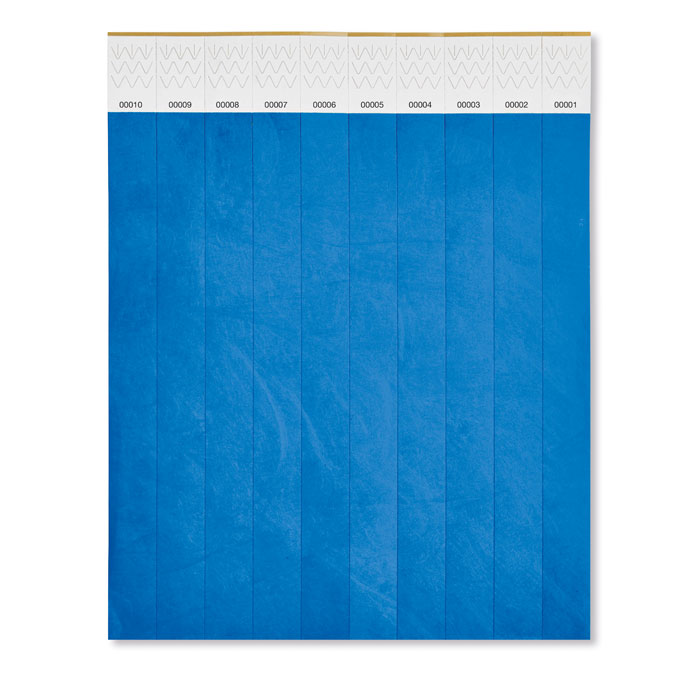  TYVEK - 1 Vel met 10 event armbandjes