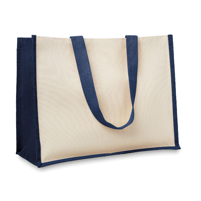 CAMPO DE FIORI - Jute/canvas boodschappentas - Blauw