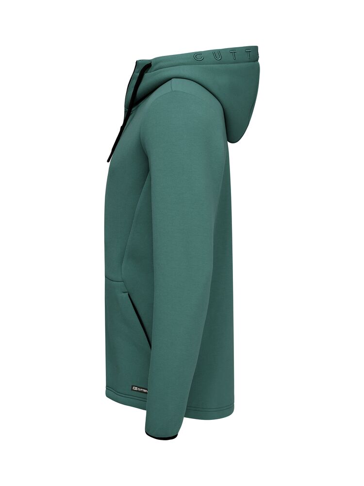 Cutter & Buck - Pemberton Hood FZ Heren Dennengroen XL