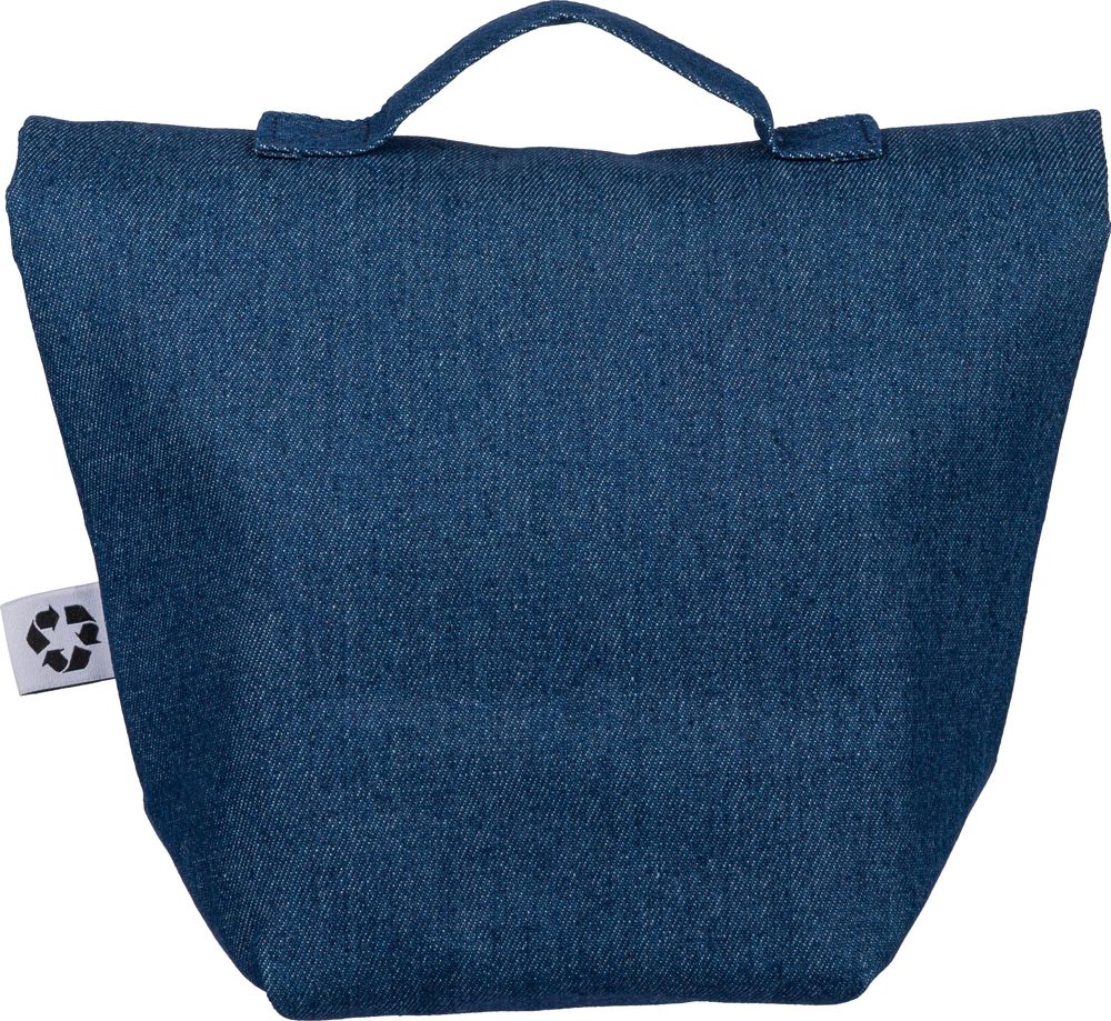 Gerecycled denim roll-top koeltas Mira