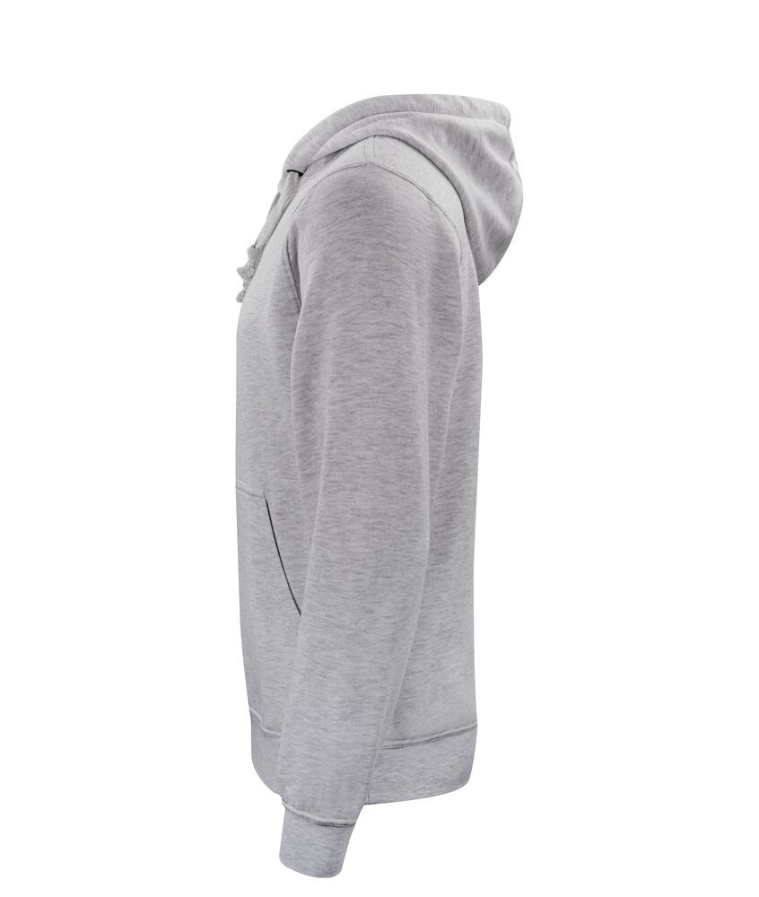 Clique - Basic Hoody Grijs-melange XL