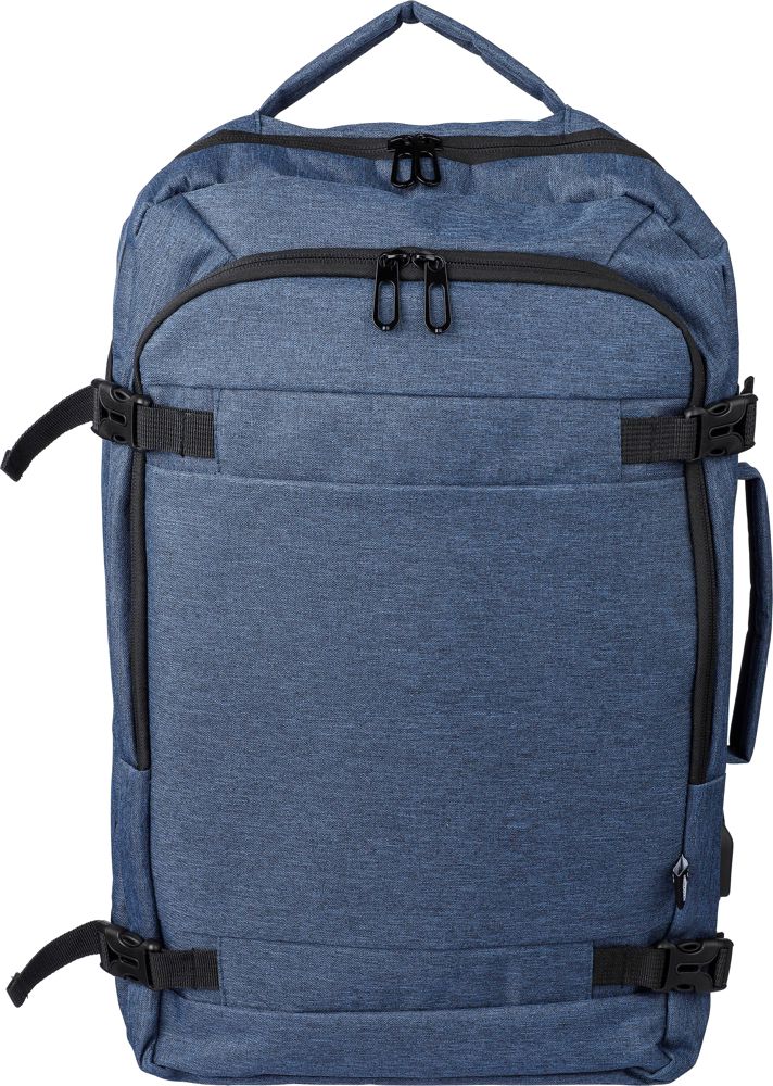 rPET polyester (300D) rugzak Malcolm - Blauw