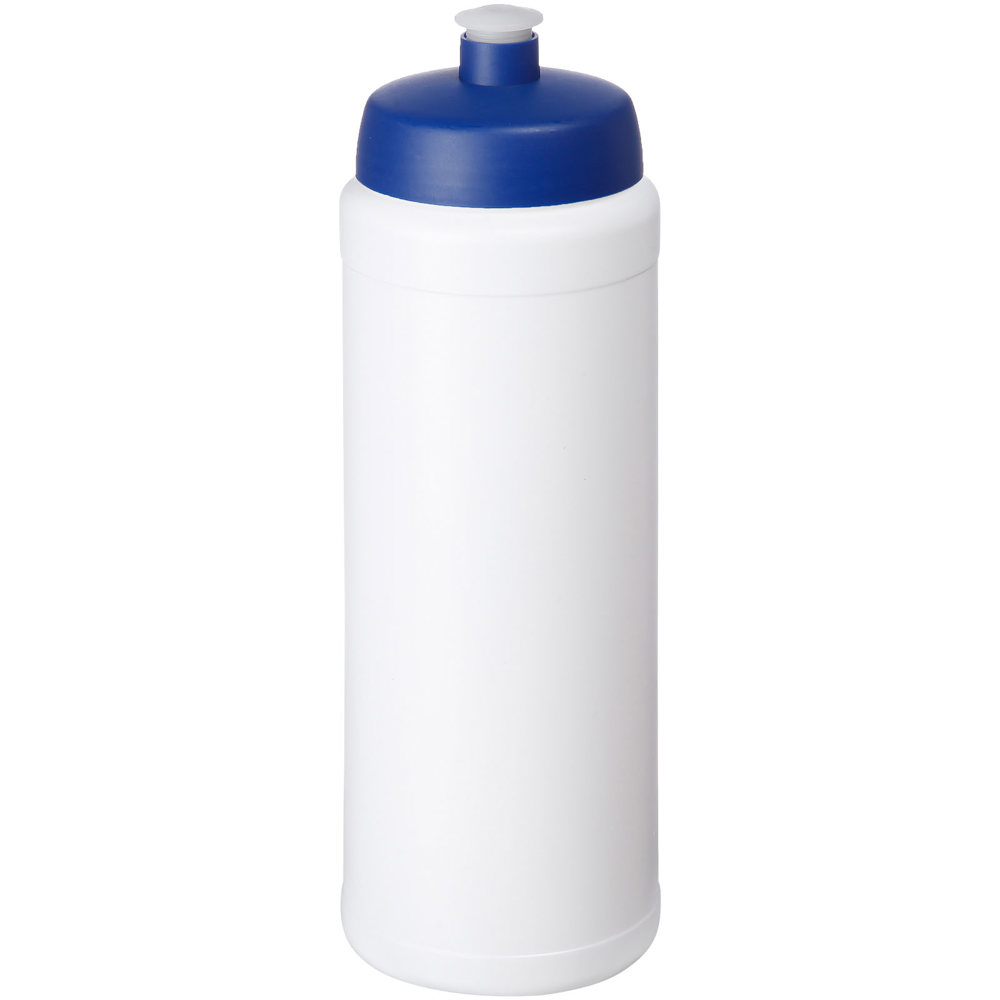 Baseline® Plus grip 750 ml sportfles met sportdeksel - Wit, Blauw