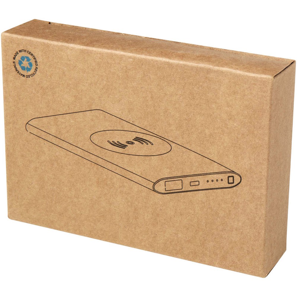 Juice type-C draadloze powerbank van 4000 mAh van gerecycled aluminium 