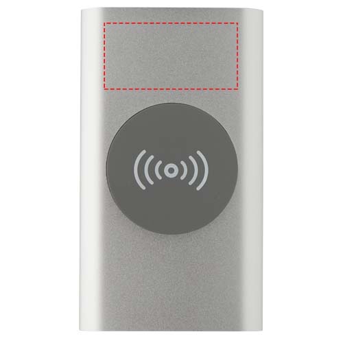 Juice type-C draadloze powerbank van 4000 mAh van gerecycled aluminium 