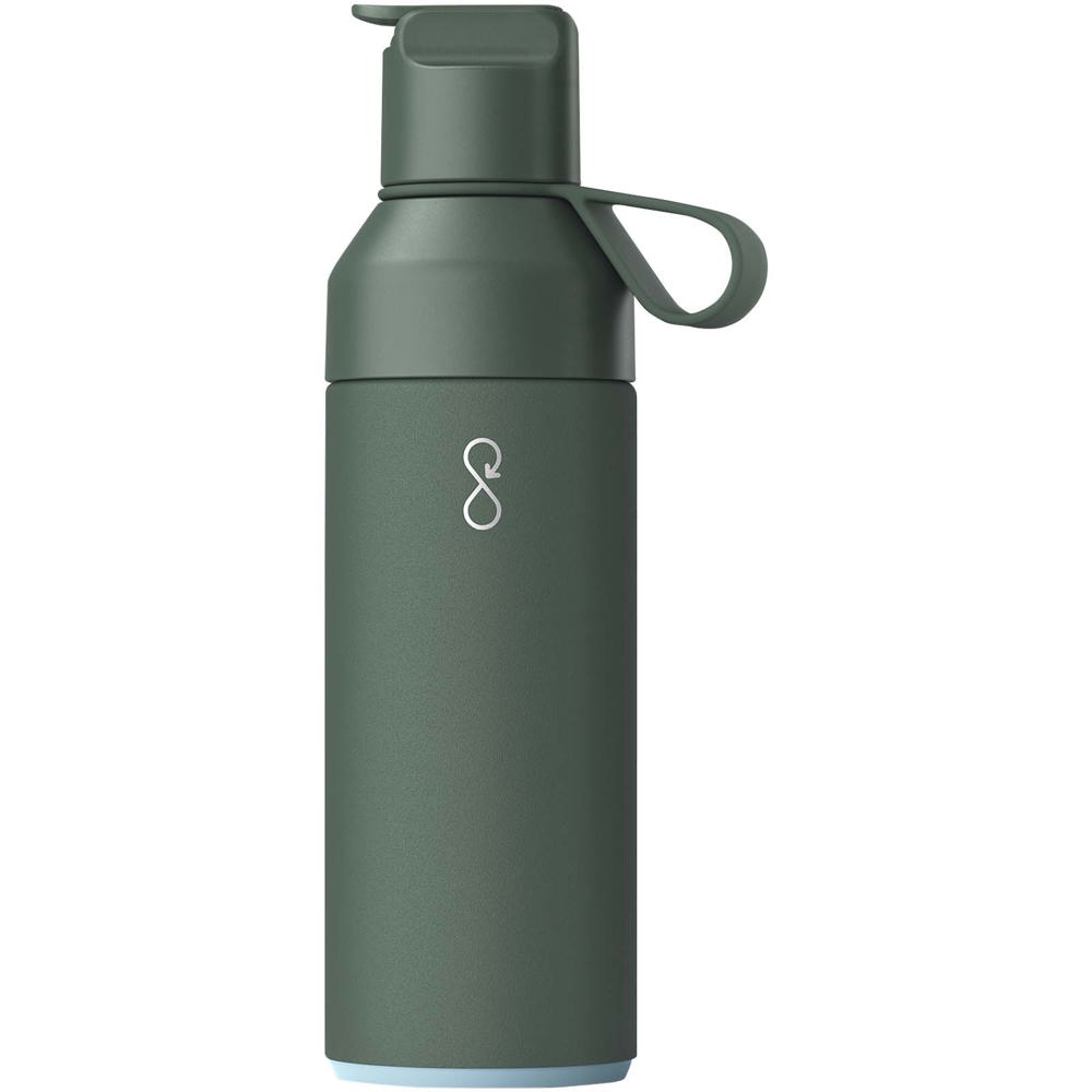 Ocean Bottle GO 500 ml vacuüm geïsoleerde waterfles - Bosgroen