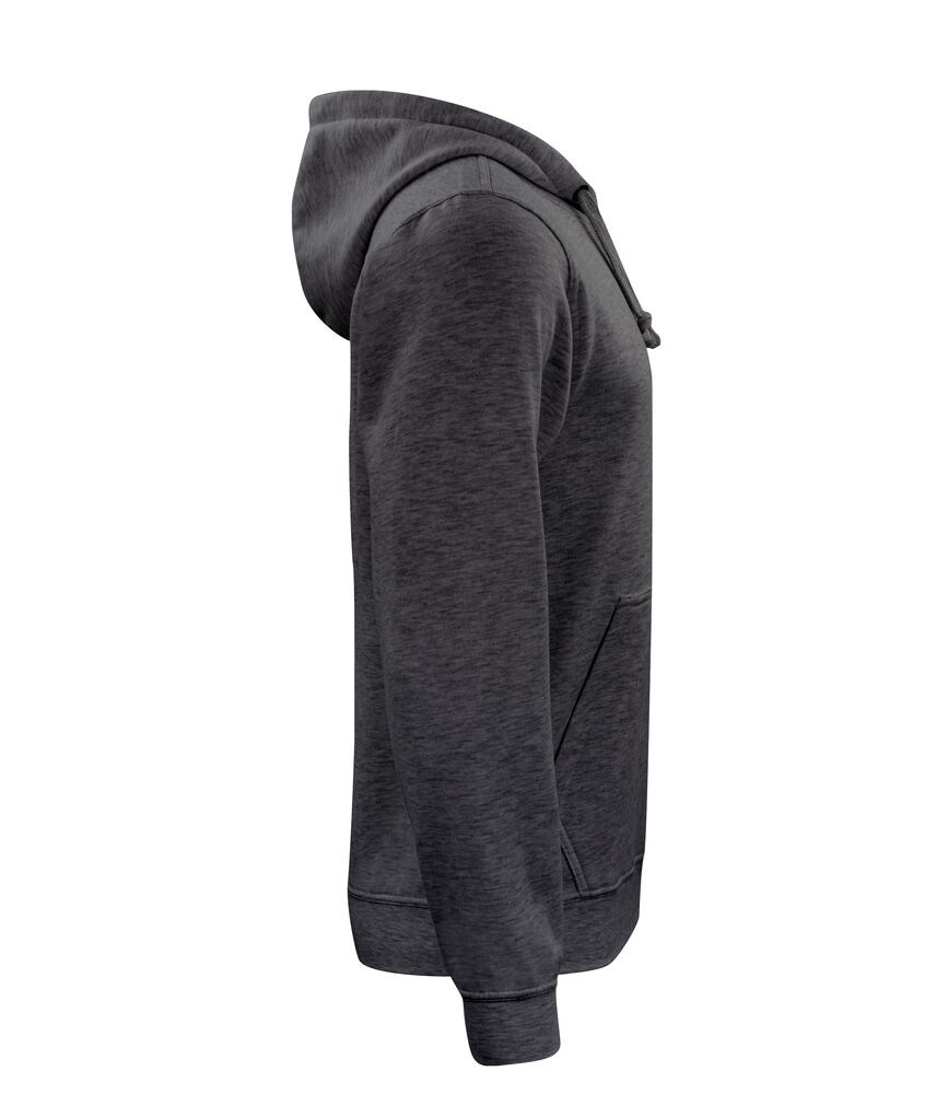 Clique - Basic Hoody Antraciet Melange 3XL
